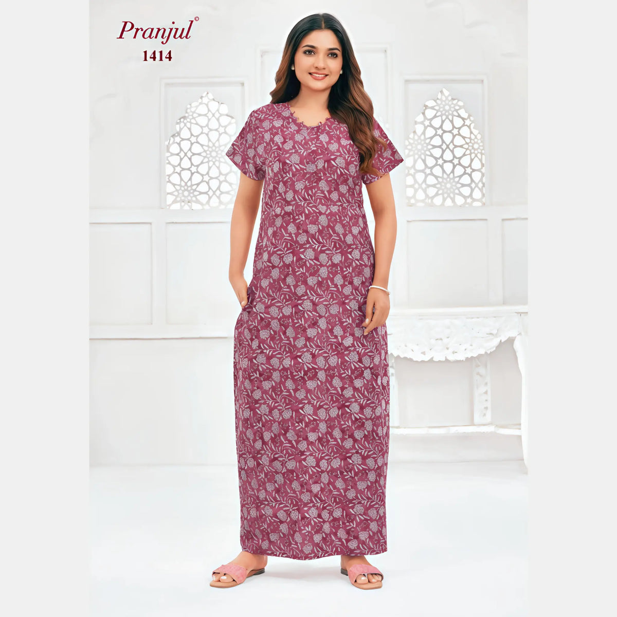 Pranjul Cotton Nighty 1414 Main image