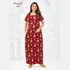 Pranjul Cotton Nighty 1418