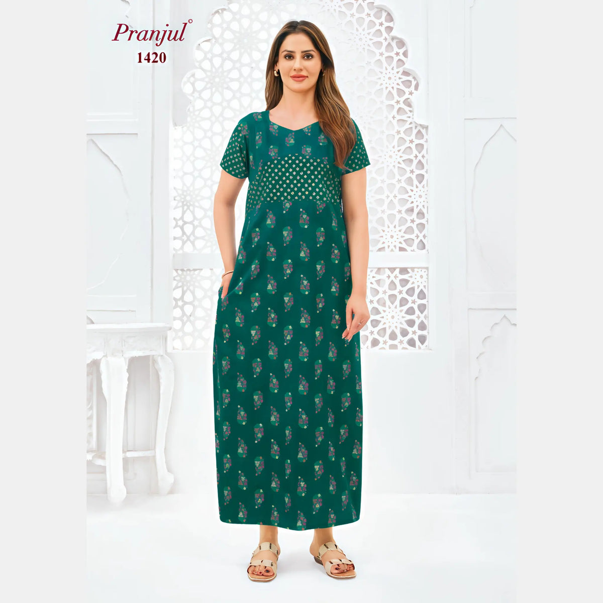 Pranjul Cotton Nighty 1420 Main image