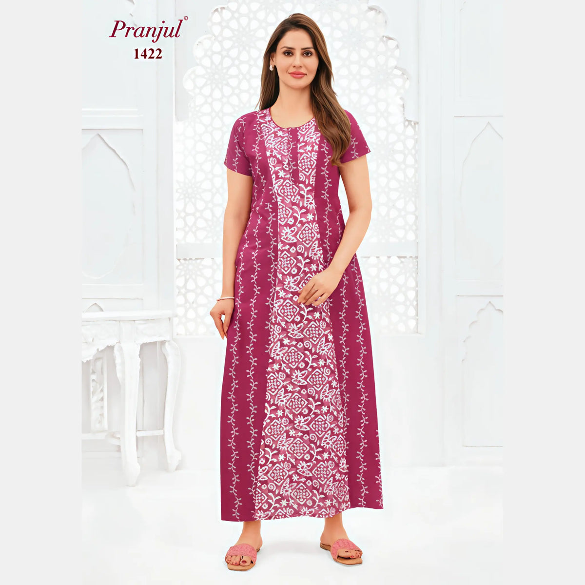 Pranjul Cotton Nighty 1422 Main image