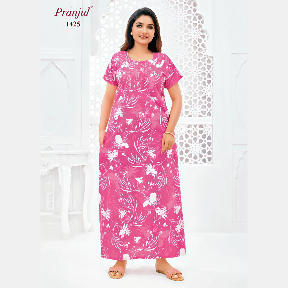Pranjul Cotton Nighty 1425 Main image