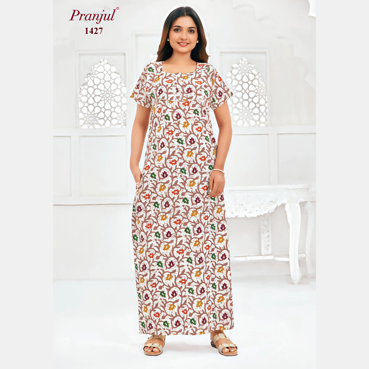 Pranjul Cotton Nighty 1427 Main image