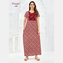 Pranjul Cotton Nighty 1430