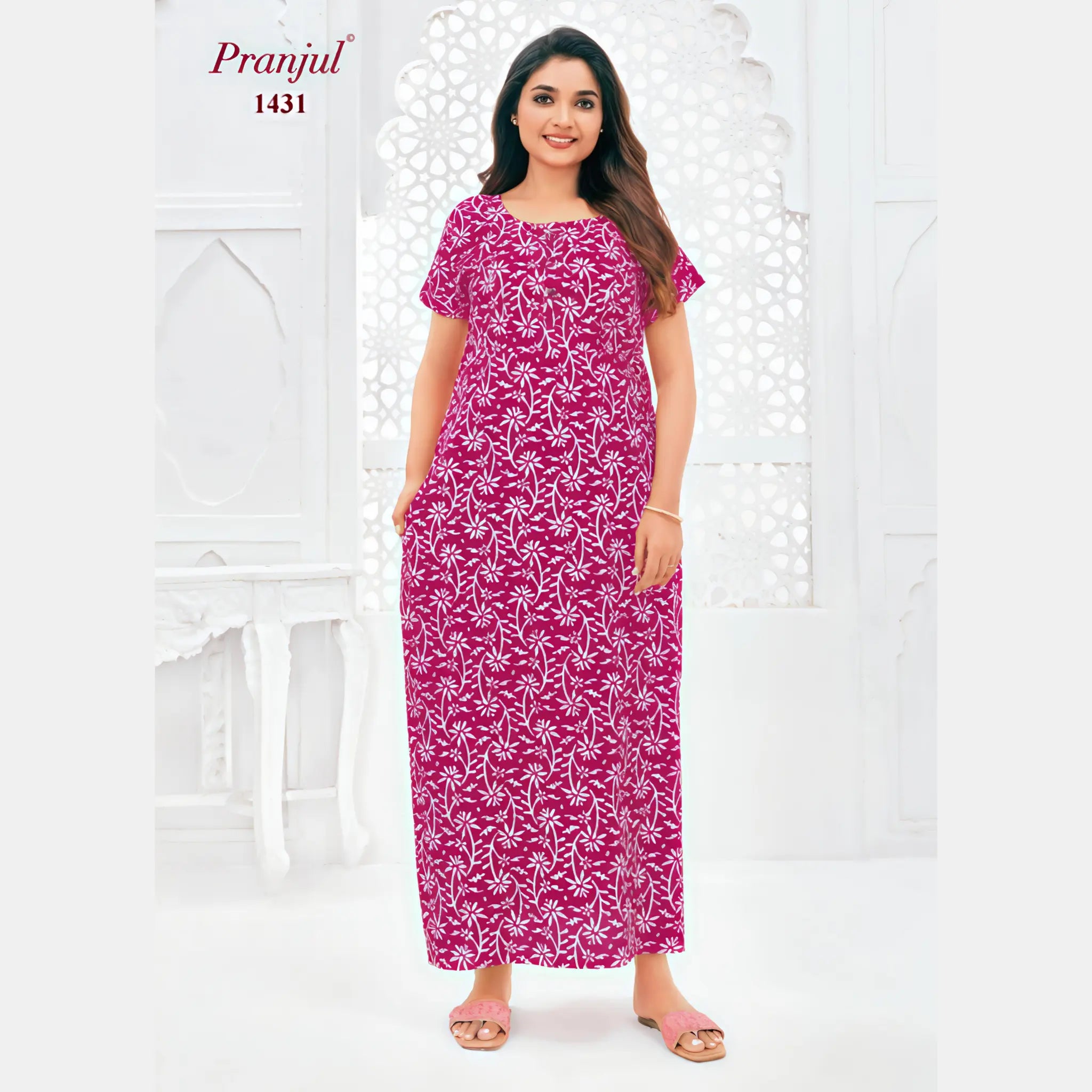 Pranjul Cotton Nighty 1431