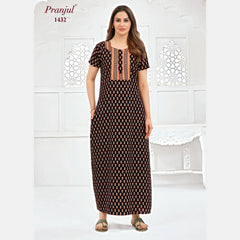 Pranjul Cotton Nighty 1432
