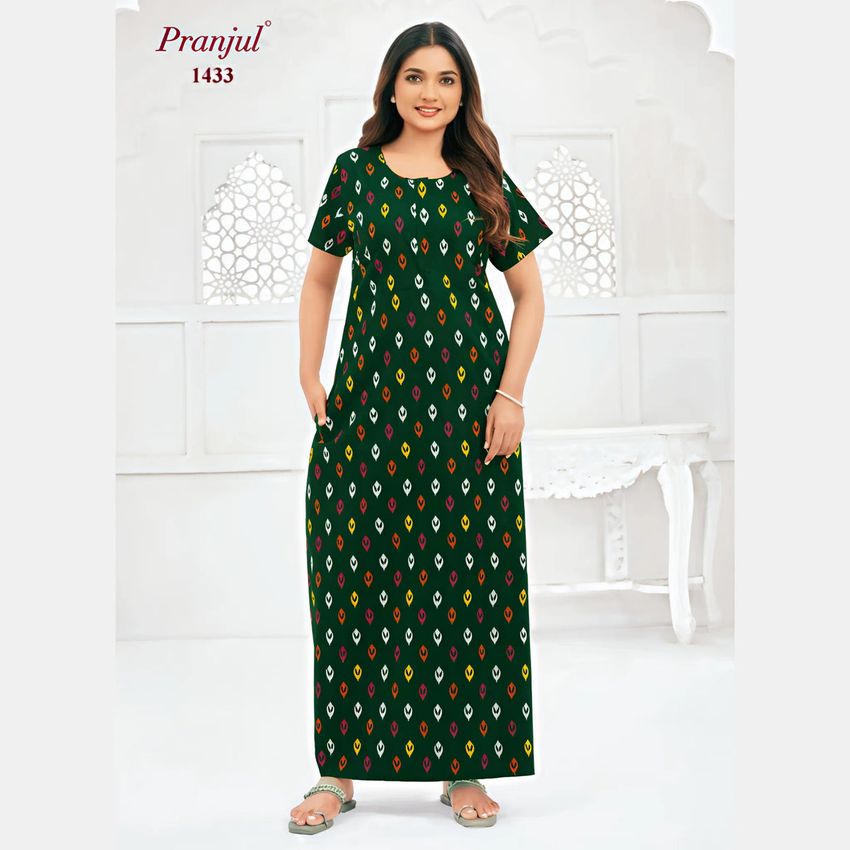 Pranjul Cotton Nighty 1433