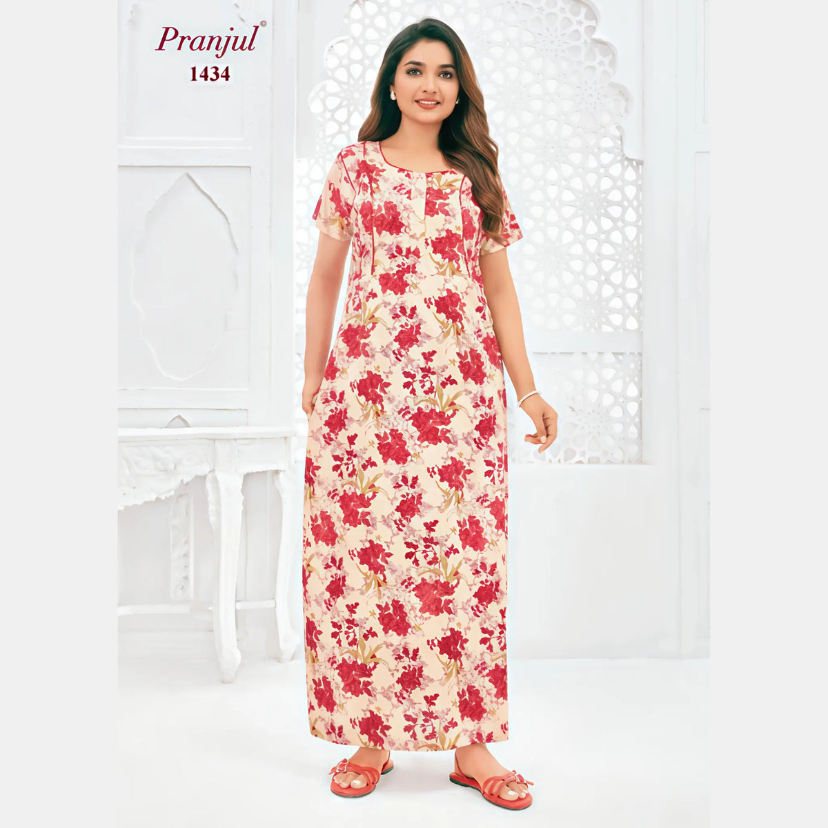 Pranjul Cotton Nighty 1434 Main image