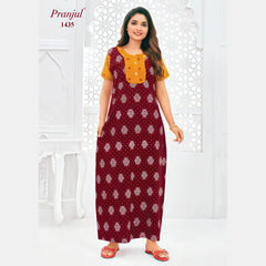 Pranjul Cotton Nighty 1435