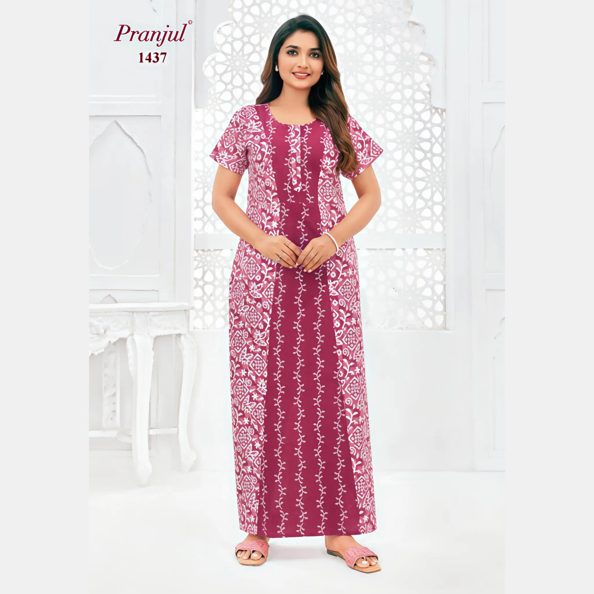 Pranjul Cotton Nighty 1437