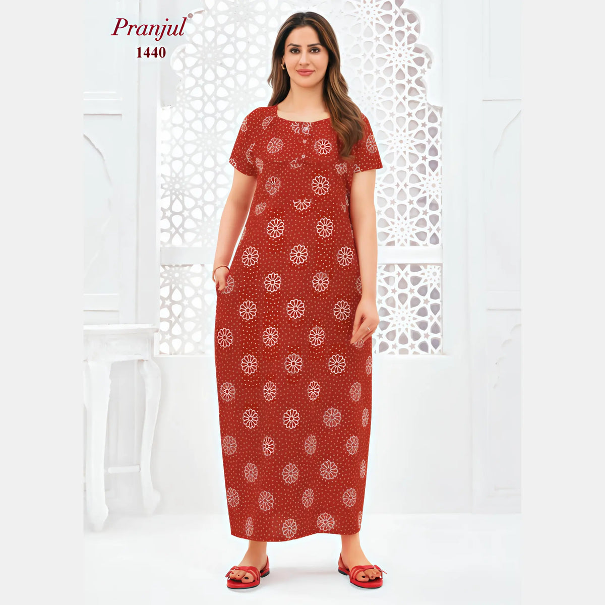 Pranjul Cotton Nighty 1440 Main image