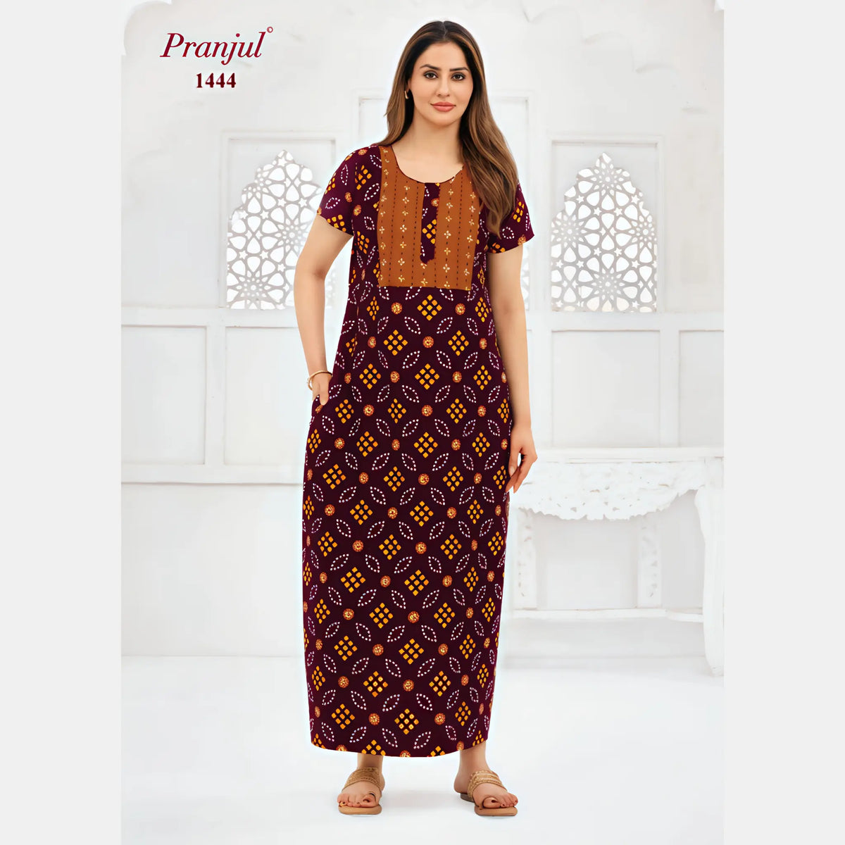 Pranjul Cotton Nighty 1444 Main image
