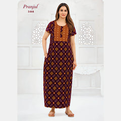 Pranjul Cotton Nighty 1444