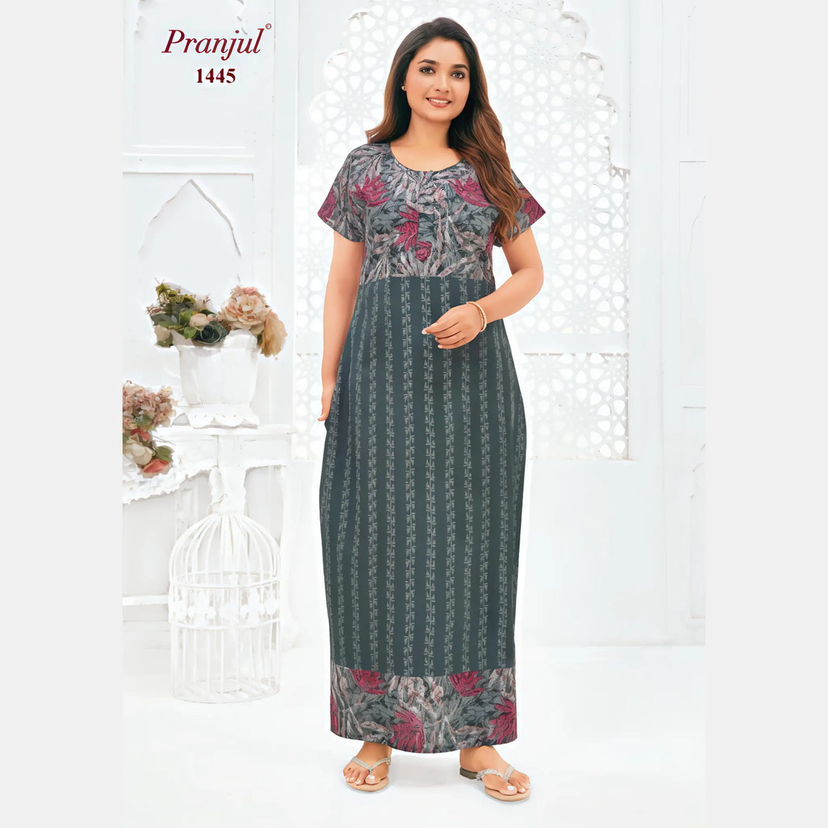 Pranjul Cotton Nighty 1445 Main image