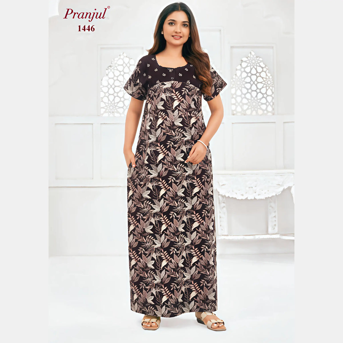 Pranjul Cotton Nighty 1446 Main image