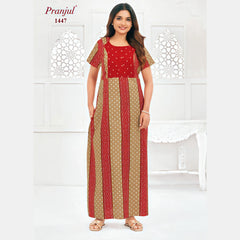 Pranjul Cotton Nighty 1447