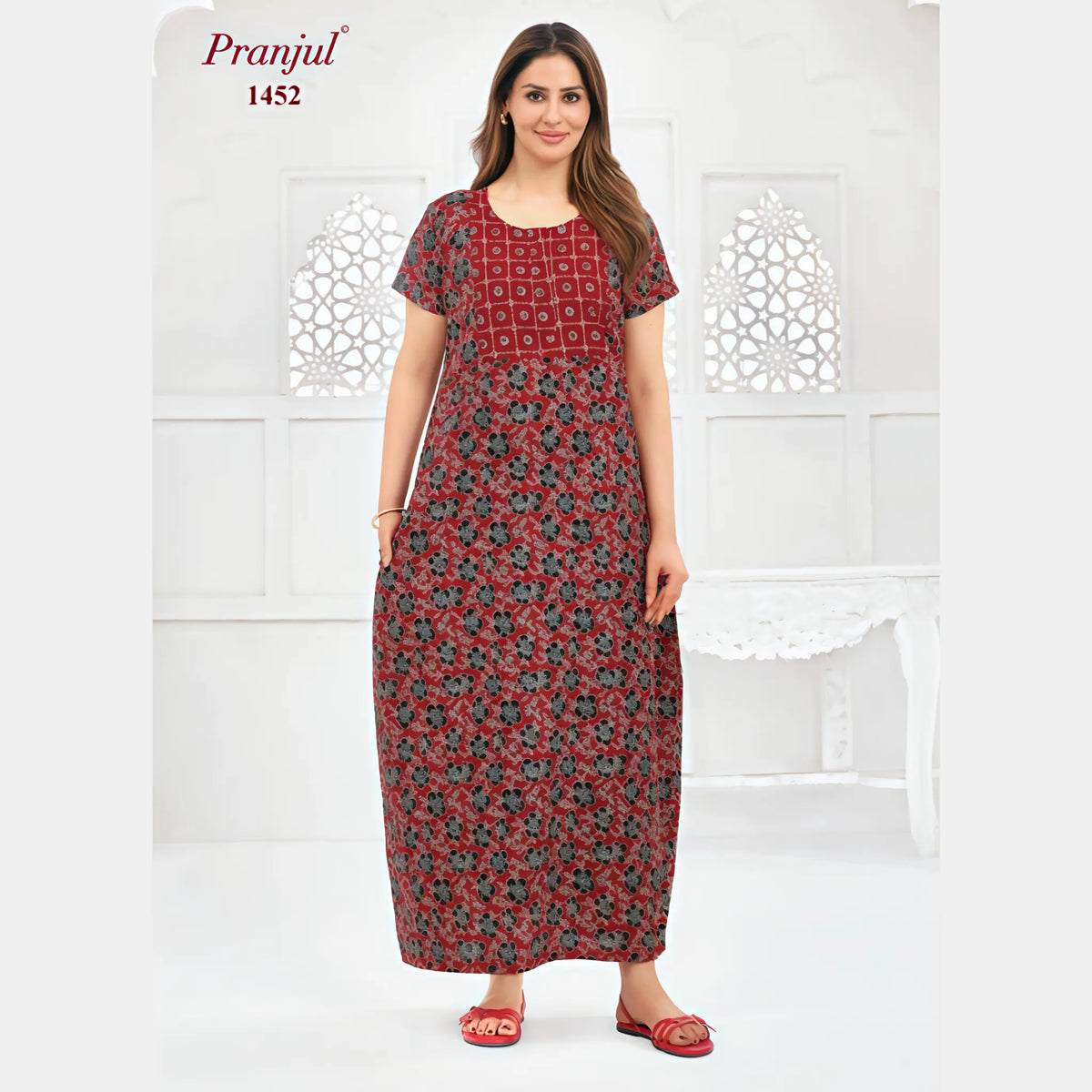 Pranjul Cotton Nighty 1452 Main image