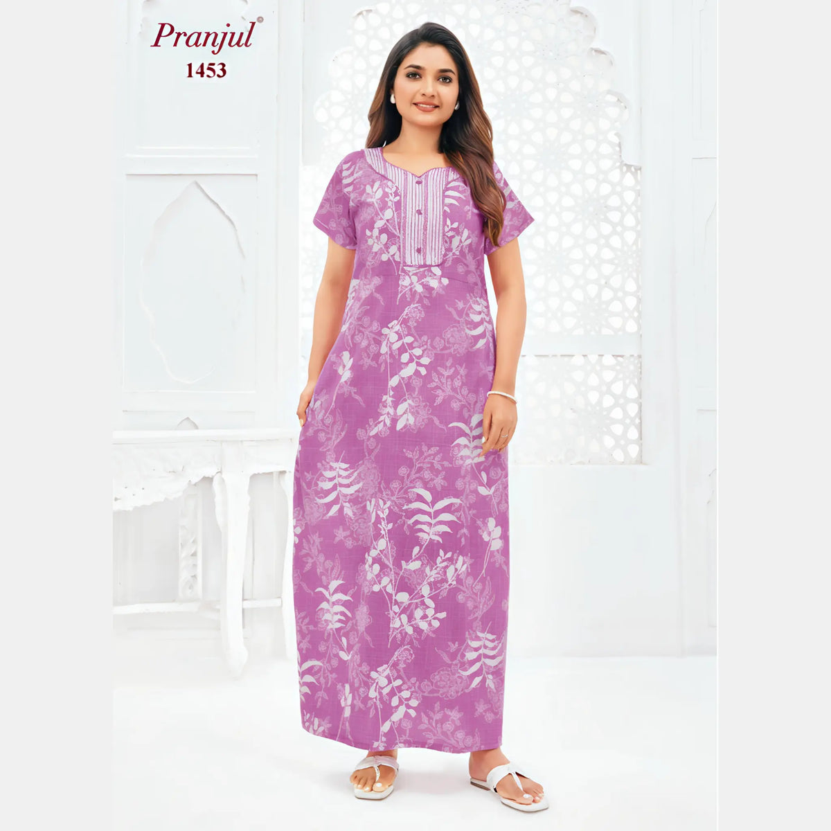 Pranjul Cotton Nighty 1453 Main image