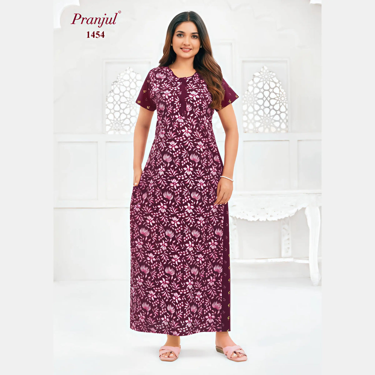Pranjul Cotton Nighty 1454 Main image