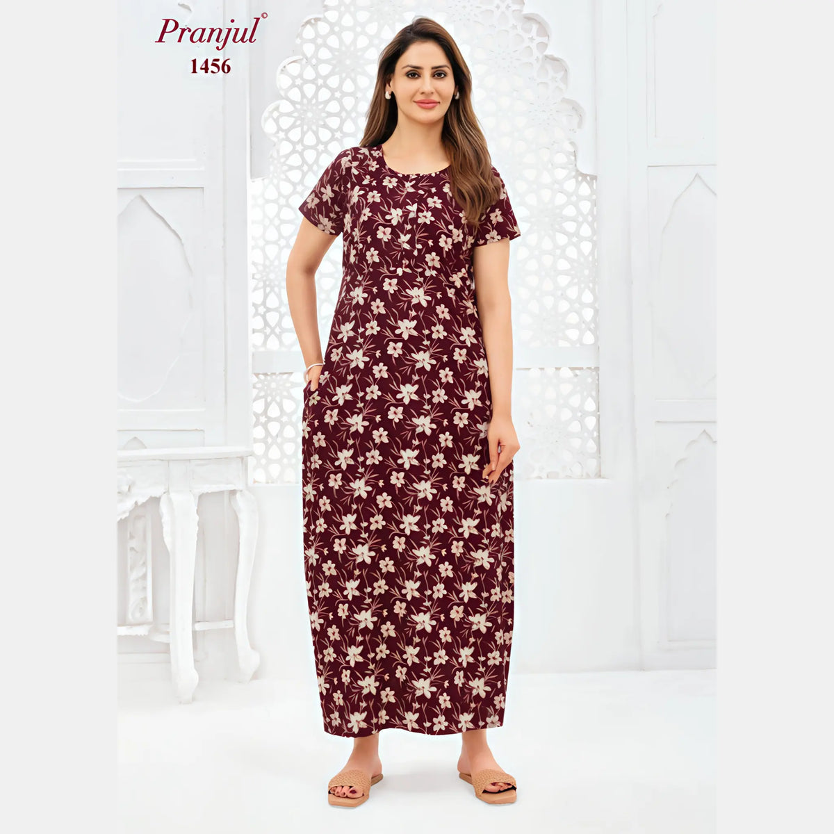 Pranjul Cotton Nighty 1456 Main image