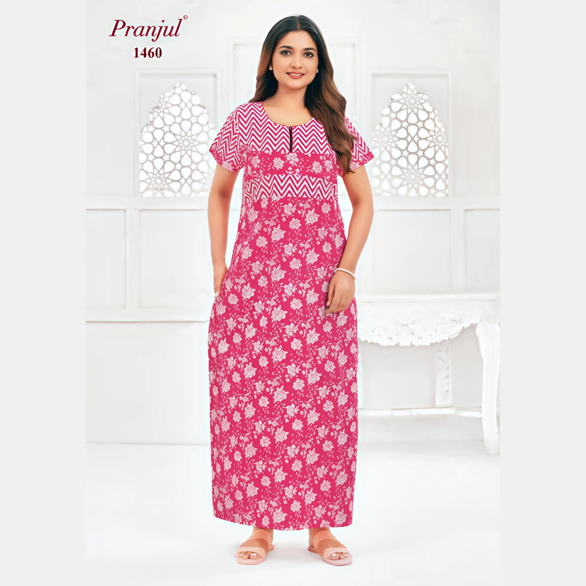 Pranjul Cotton Nighty 1460