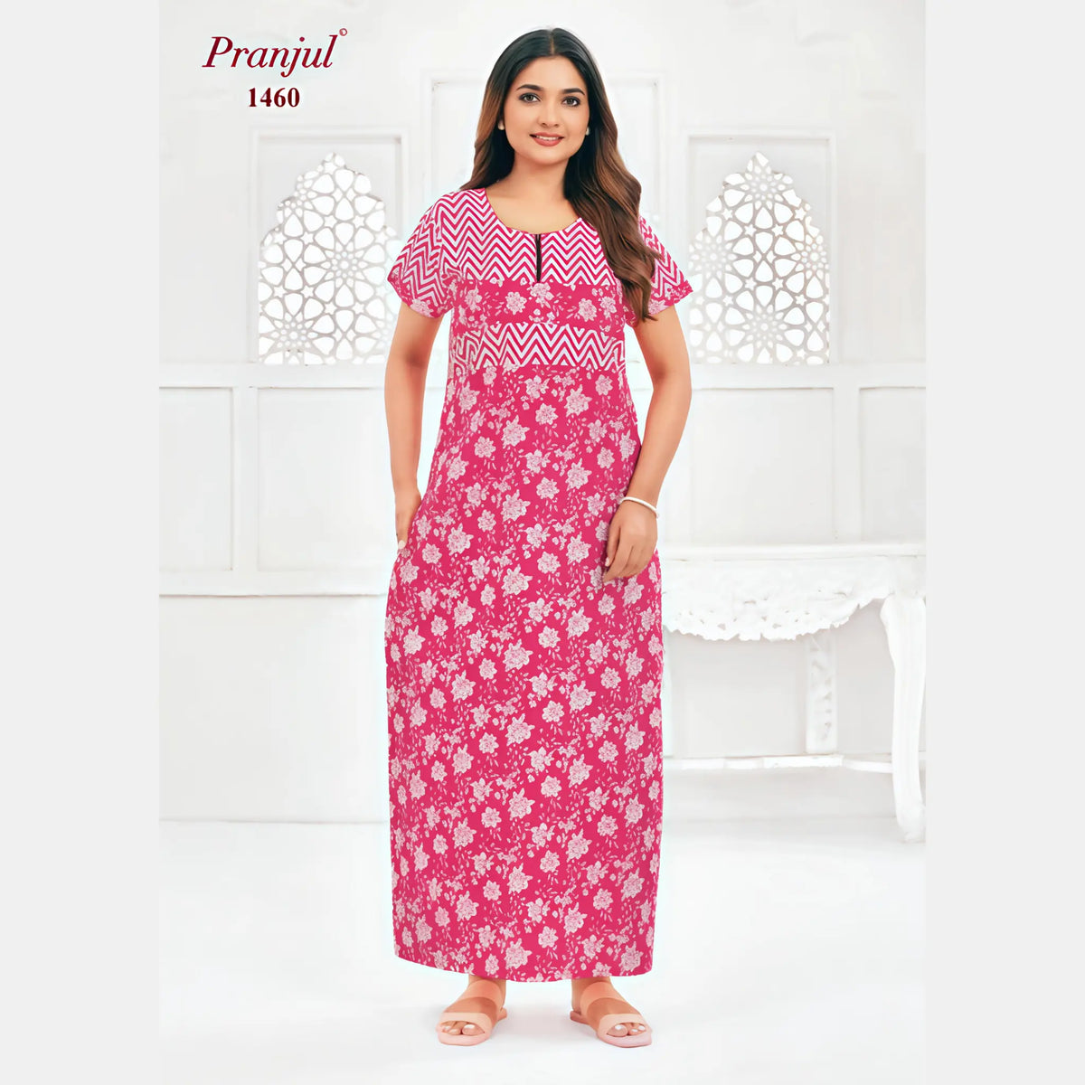 Pranjul Cotton Nighty 1460