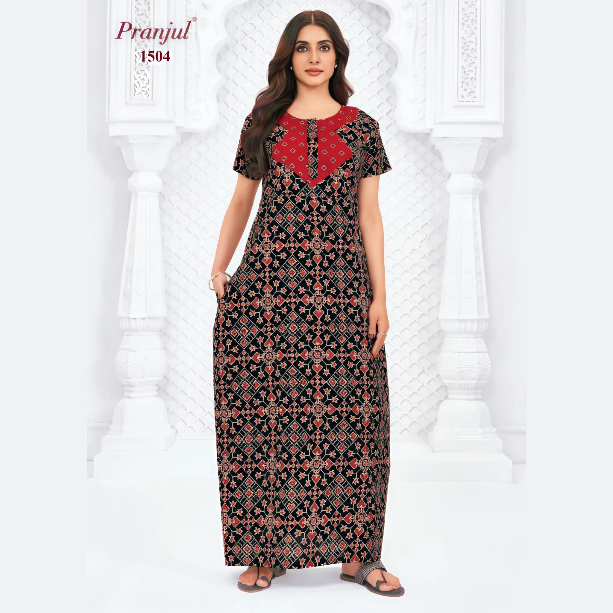 Pranjul Cotton Nighty 1504