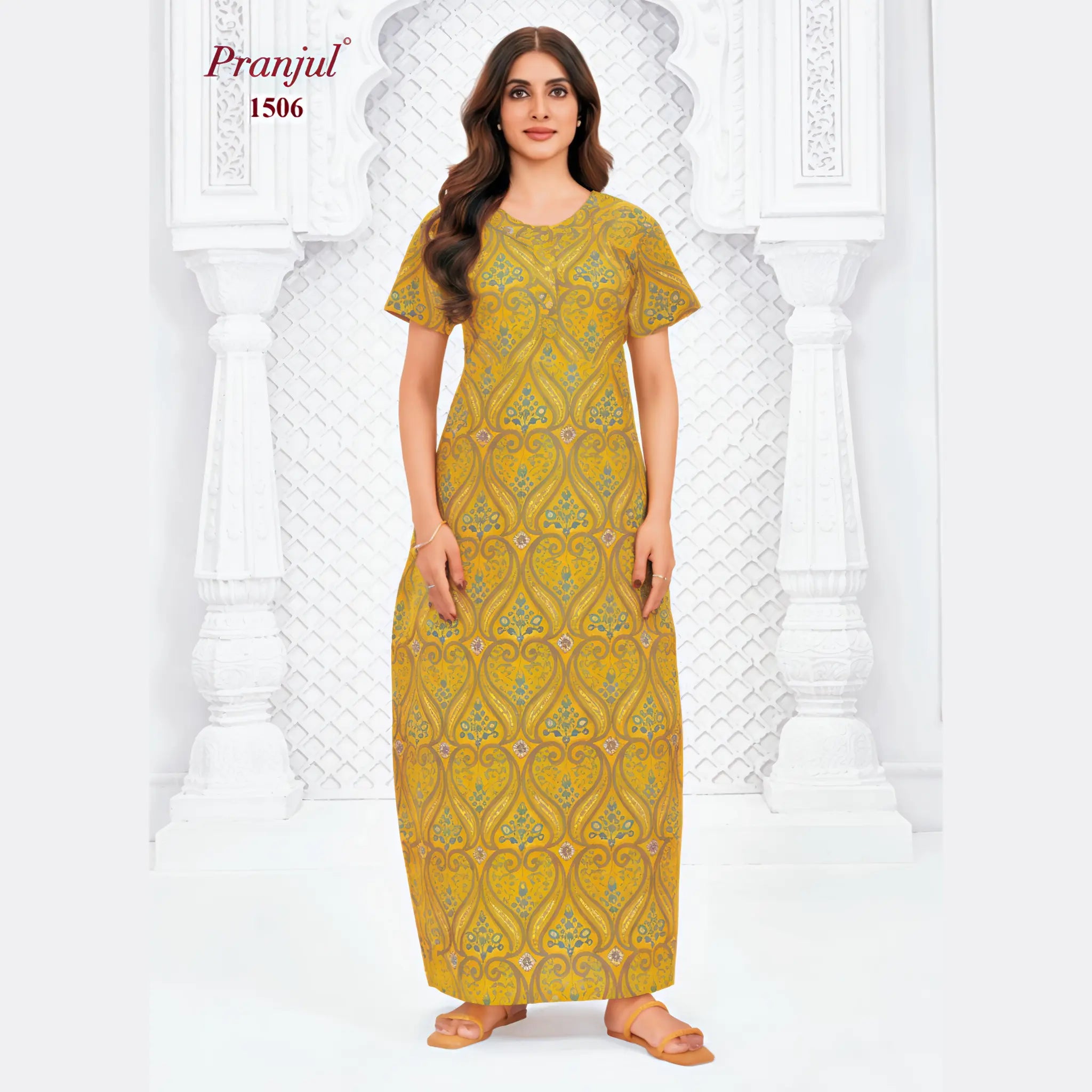 Pranjul Cotton Nighty 1506