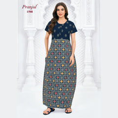 Pranjul Cotton Nighty 1508