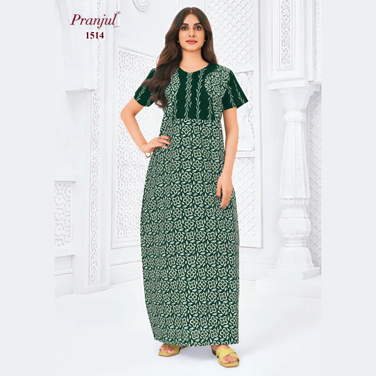 Pranjul Cotton Nighty 1514