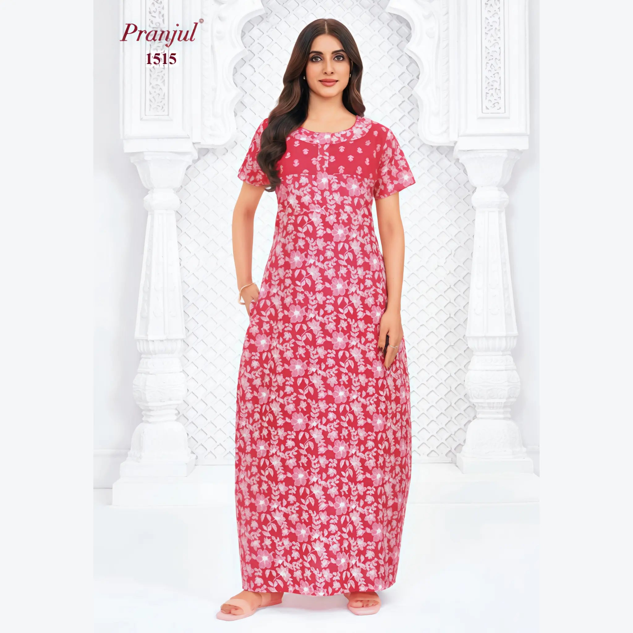 Pranjul Cotton Nighty 1515