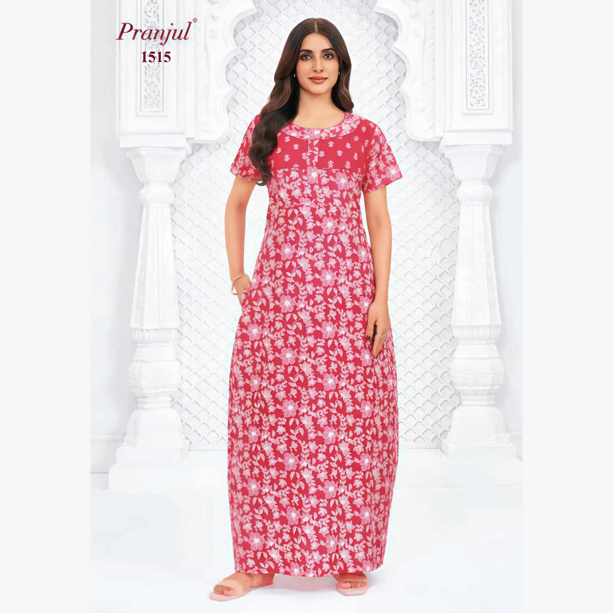Pranjul Cotton Nighty 1515