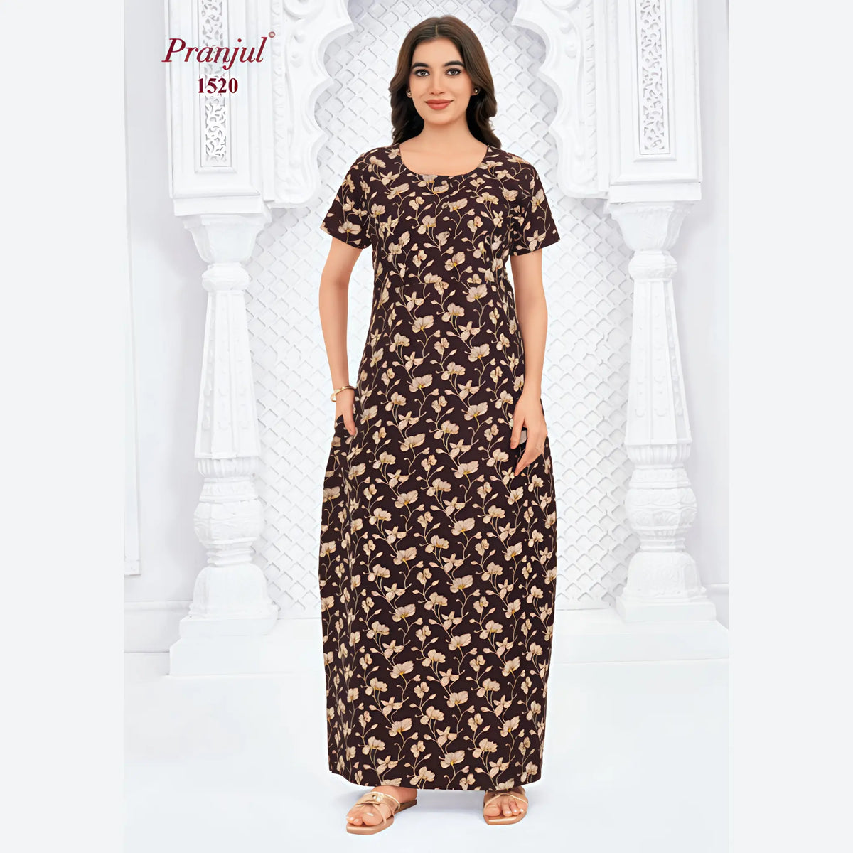Pranjul Cotton Nighty 1520 Main image
