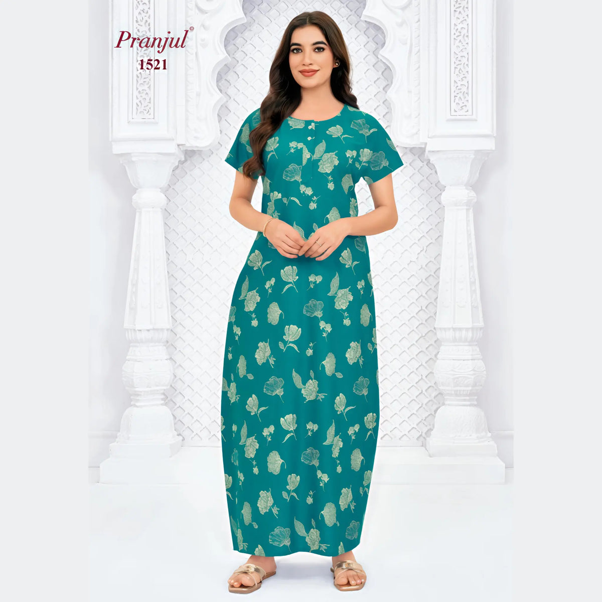 Pranjul Cotton Nighty 1521