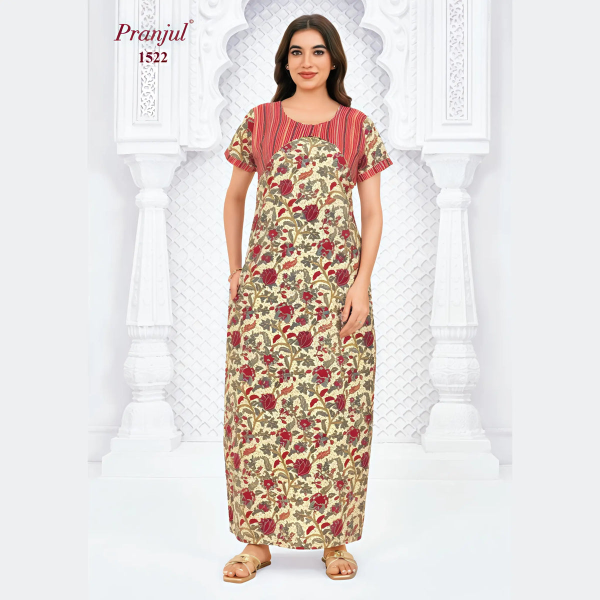 Pranjul Cotton Nighty 1522 Main image