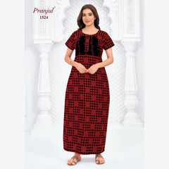 Pranjul Cotton Nighty 1524