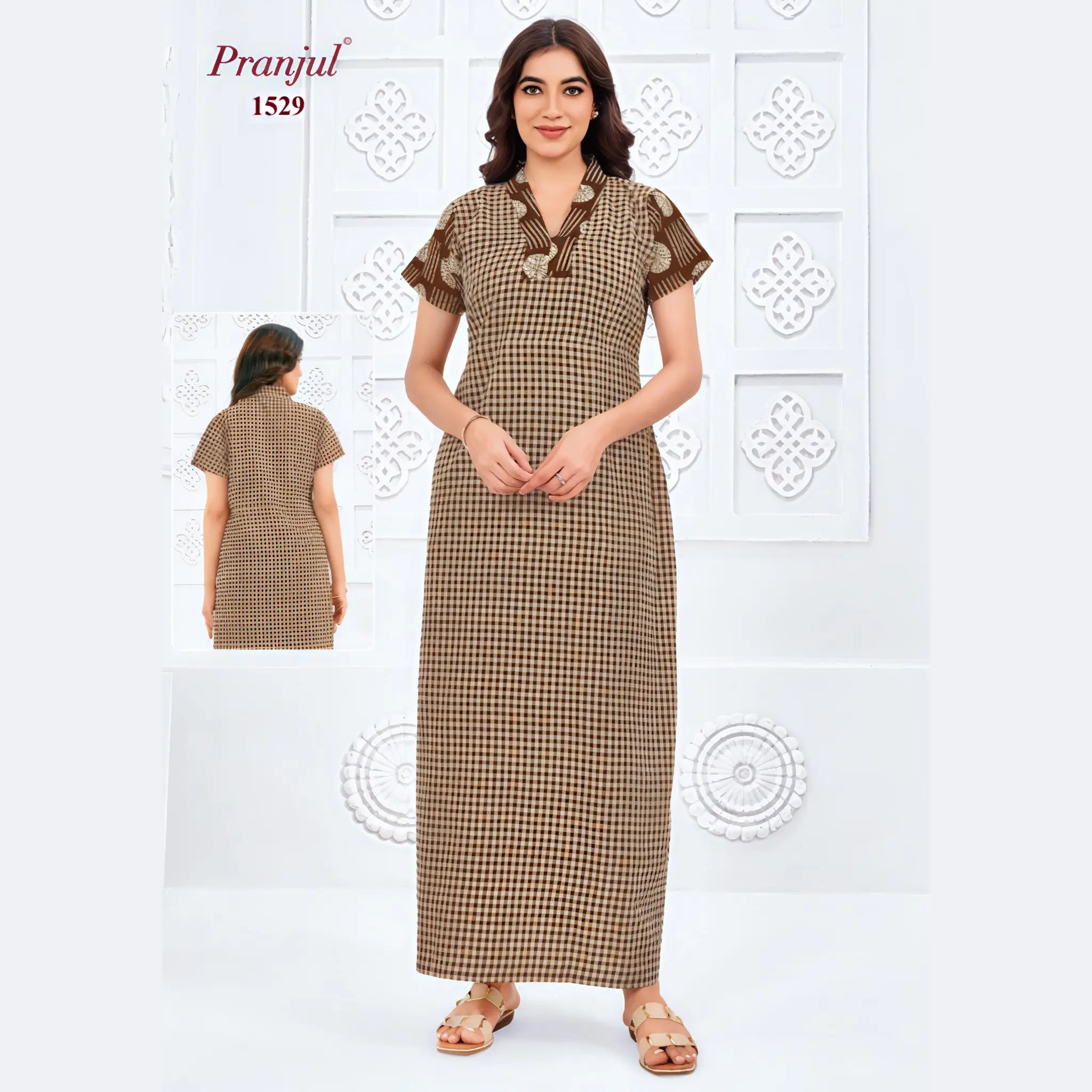 Pranjul Cotton Nighty 1529
