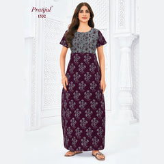 Pranjul Cotton Nighty 1532