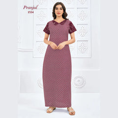 Pranjul Cotton Nighty 1534