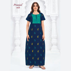 Pranjul Cotton Nighty 1535