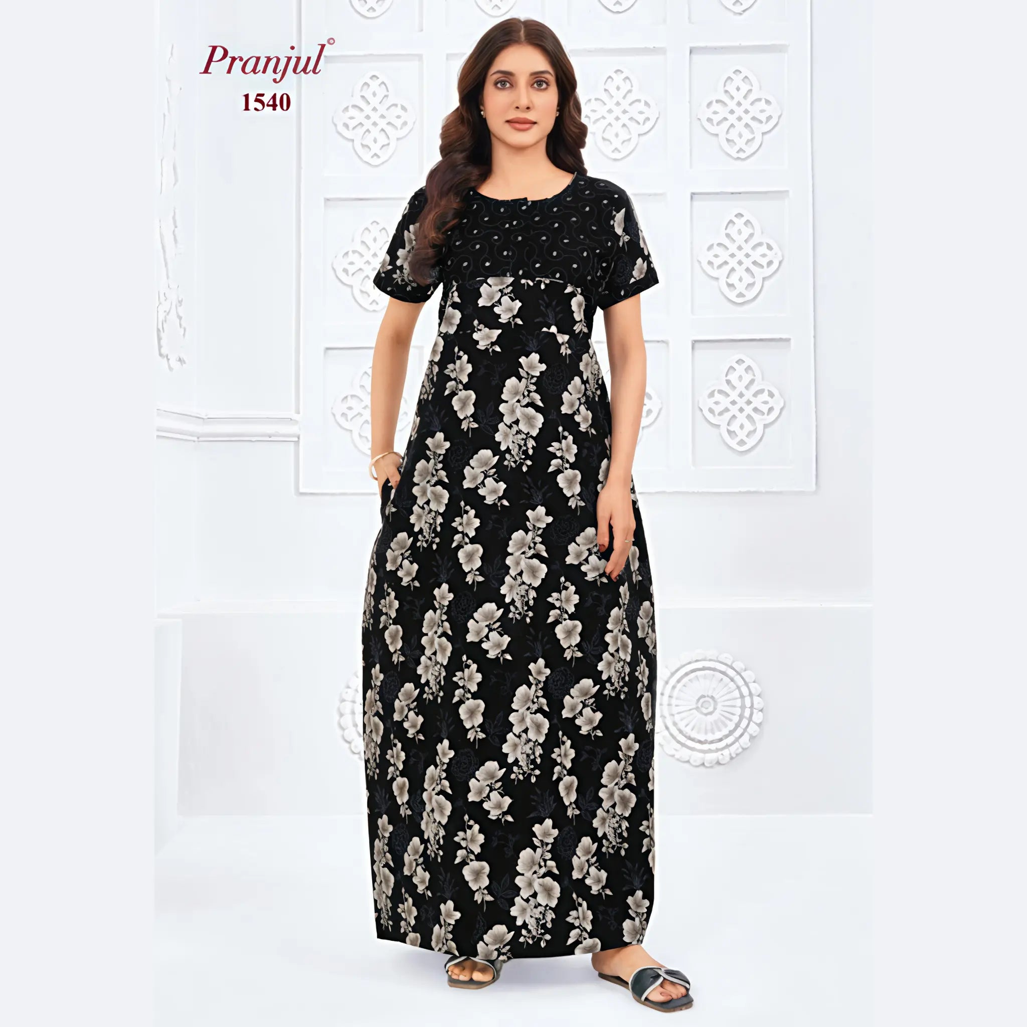 Pranjul Cotton Nighty 1540