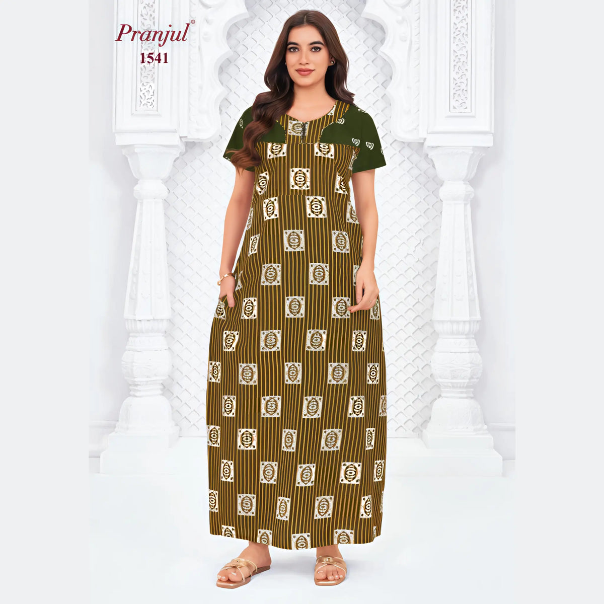 Pranjul Cotton Nighty 1541 Main image