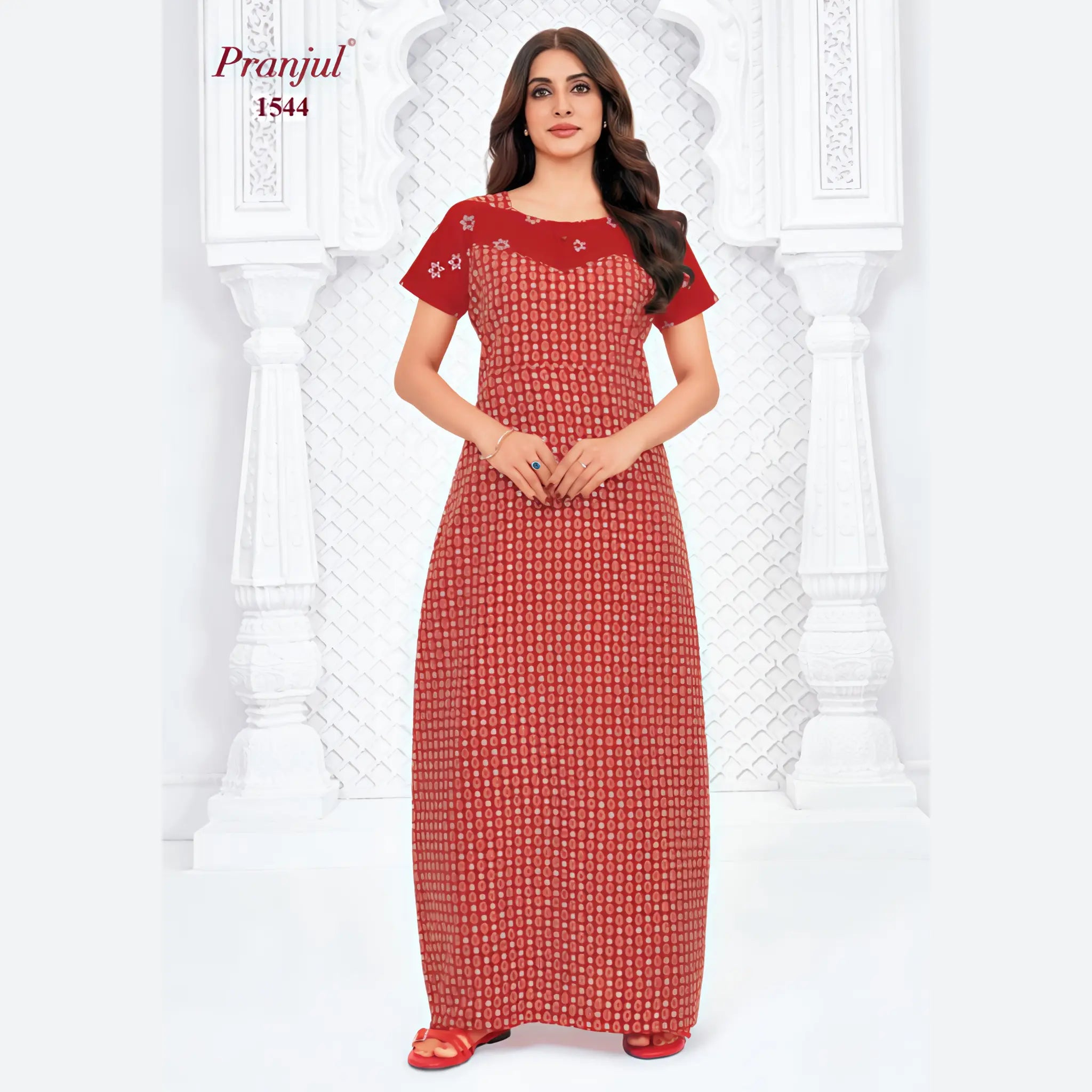 Pranjul Cotton Nighty 1544