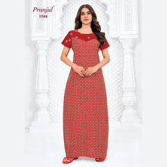 Pranjul Cotton Nighty 1544