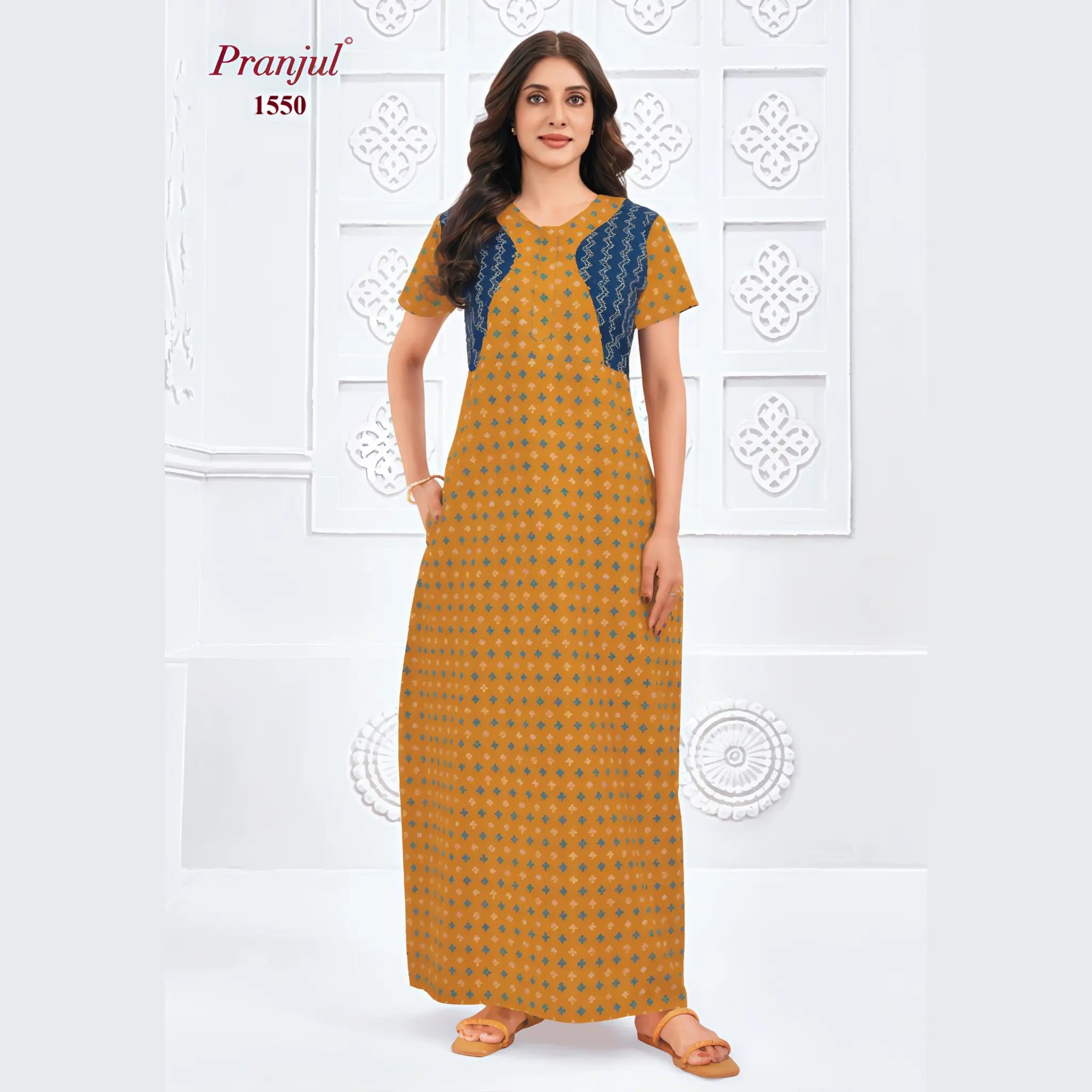Pranjul Cotton Nighty 1550