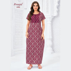 Pranjul Cotton Nighty 1552