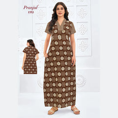 Pranjul Cotton Nighty 1553