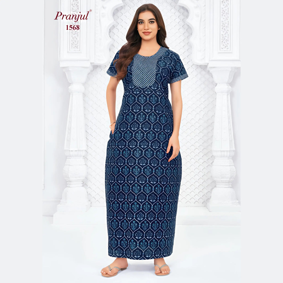 Pranjul Cotton Nighty 1568 Main image