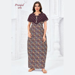 Pranjul Cotton Nighty 1570