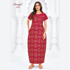 Pranjul Cotton Nighty 1574