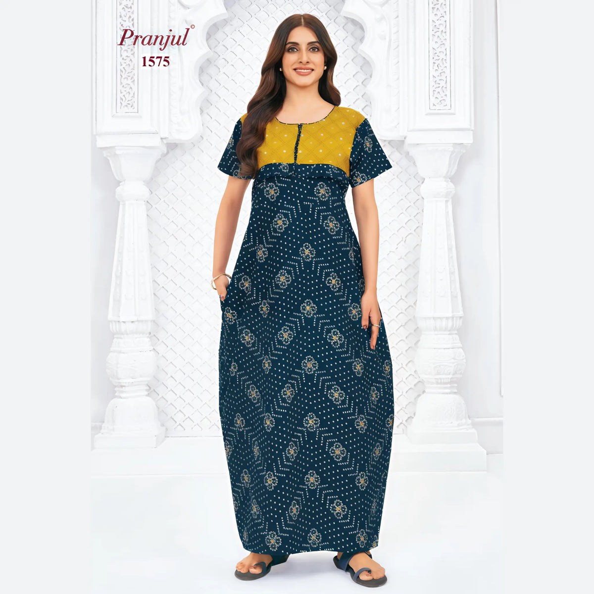 Pranjul Cotton Nighty 1575 Main image